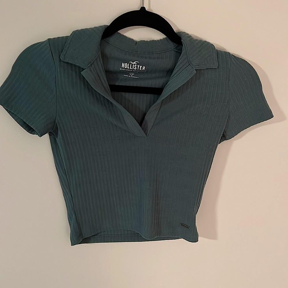 SOLD Hollister Baby Polo Shirt (Dark Green)